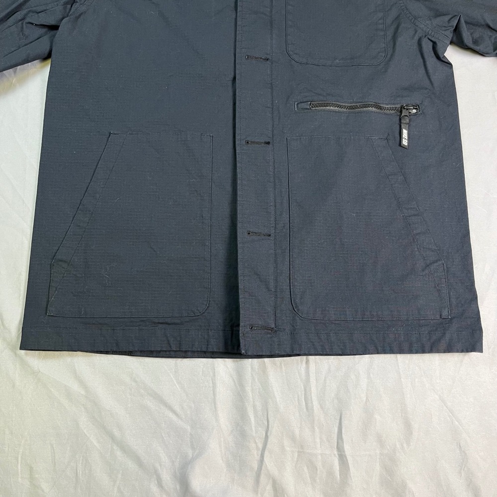 Nike SB Flex Coaches Chore Jacket Black Ripstop Utility Skate Coat Mens Large L - Picture 11 of 16